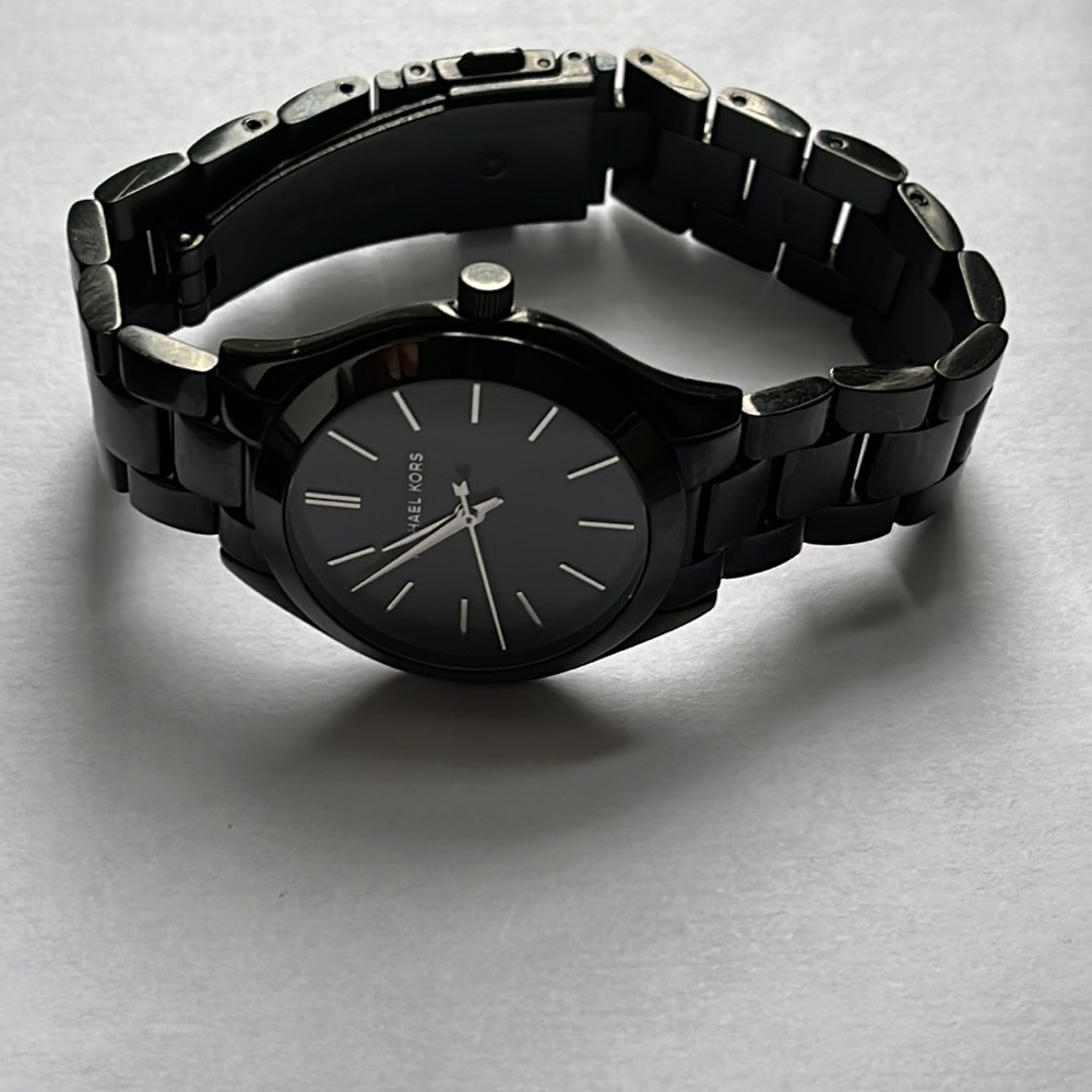 Michael Kors Black Watch - Women’s Mini Slim Runway MK3587